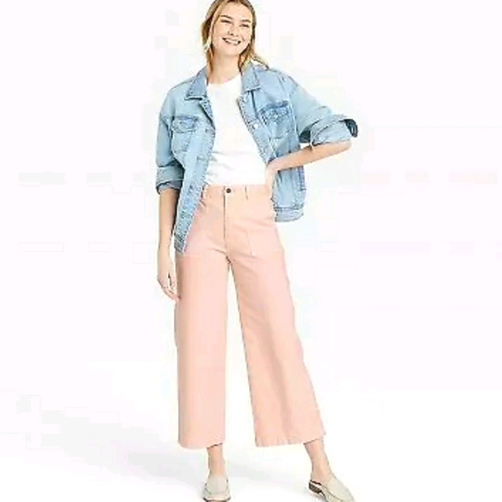 Universal Thread Highest Rise Wide Leg Crop Jeans